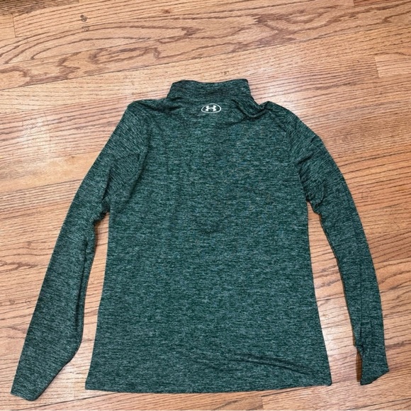 Under Armour Forest Green Quarter-Zip Pullover - Picture 2 of 2